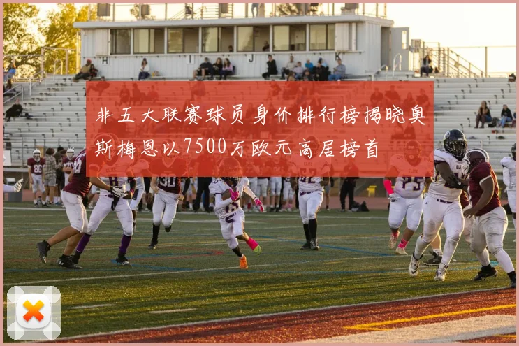 非五大联赛球员身价排行榜揭晓奥斯梅恩以7500万欧元高居榜首